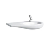 Laufen Alessi One lavabo à poser 90x50x16.5cm 1 trou de robinet vasque droite. espace de dépose gauche incl. clou céramique lcc-blanc 0192302