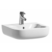 Laufen Florakids Lavabo 45x41cm 1 trou de robinet rectangulaire céramique blanc SW111772