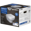Duravit DuraStyle Basic pack WC suspendu à évacuation profonde sans bride 36,5x48cm avec abattant à frein de chute blanc SW472391