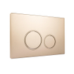 Starbluedisc doppio plaque de commande pour Réservoir WC geberit up100/up320 chaavec gold SW681481