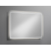 Miroir biseauté Royal Plaza Murino 120x80 décor tout autour plus éclairage LED intégré plus chauffage GA47133