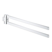 GROHE Selection porte-serviettes - 40cm - double - pivotant - chrome SW444528