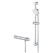 GROHE Grohtherm mitigeur de douche thermostatique apparent avec barre de douche et douchette chromé SW679591