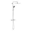 GROHE Vitalio Regendoucheset - hoofddouche 31cm - handdouche rond - thermostatisch - chroom TWEEDEKANS OUT14201