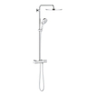 GROHE Rainshower SmartActive Ensemble de douche pluie apparent - robinet de douche - pomme de douche 31cm - douchette ronde - chrome SW472245