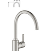 GROHE Feel Mitigeur d'évier - haut - SuperSteel brossé SW229115