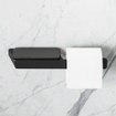 Geesa Shift Porte-papier toilette sans couvercle avec tablette Noir SW641313