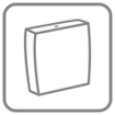 Villeroy & Boch Avento réservoir WC attenant dualflush + mécanisme intérieur avec raccord latéral/arrière blanc SW209534