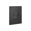 GROHE Start plaque de commande double chasse 2 boutons vertical noir mat SW656735