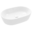 Villeroy & Boch Architectura vasque à poser 60x40x15,5cm - ovale avec trop-plein Blanc Alpin brillant Céramique SW762340