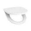 Jika Lyra Plus toilettzitting met deksel wit met rvs bevestiging zonder softclose SW767475