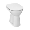 Jika Lyra plus - Staand toilet - verhoogd +6 - AO aansluiting - vlakspoel - keramiek - glans wit SW93584