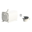Sanibroyeur Sanifloor pompe eaux usées Sanifloor siphon inclu pour receveur extra plat totale 295x164x191mm coté entrée 1xDN16 0620136
