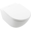 Villeroy & Boch Subway 3.0 Pack WC suspendu 56cm sans bride à fond creux avec abattant blanc alpine SW546714