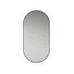 Miroir collection Looox - ovale 45x90cm - ind.CCT prolongé noir mat SW773289