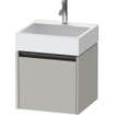 Duravit Ketho 2 meuble sous-lavabo avec 1 tiroir 48,4x46x44cm avec poignée gris béton anthracite mat SW772189
