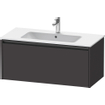 Duravit Ketho 2 meuble sous lavabo avec 1 tiroir 101x48x44cm avec poignée graphite anthracite super mat SW772414