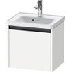 Duravit Ketho 2 meuble sous-lavabo avec 1 tiroir 48,4x37,5x44cm avec poignée anthracite blanc mat SW772316