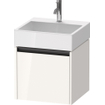 Duravit Ketho 2 meuble sous-lavabo avec 1 tiroir 48,4x46x44cm avec poignée anthracite blanc brillant SW772373