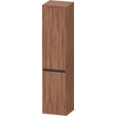 Duravit Ketho.2 Armoire haute 40x36x176cm 2 portes à gauche Panneau aggloméré Noyer Mat SW772085