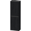 Duravit Ketho.2 Armoire mi-haute 40x24x132cm 2 portes pivotant à gauche Panneau de particules Chêne (noir) Mat SW772785