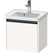 Duravit Ketho 2 meuble sous-lavabo avec 1 tiroir 48.4x37.5x44cm avec poignée anthracite blanc super mat SW772225
