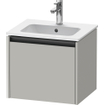 Duravit Ketho.2 meuble sous-lavabo 51x42x44cm adapté pour 1 vasque Panneau de particules Gris béton Mat SW772698