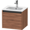 Duravit Ketho.2 meuble sous-lavabo 51x42x44cm adapté pour 1 vasque Panneau de particules Noyer Mat SW772398