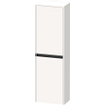 Duravit Ketho.2 Armoire mi-haute 40x24x132cm 2 Portes battantes à gauche Panneaux de particules blanc super mat SW772625
