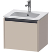 Duravit Ketho.2 Meuble sous-lavabo 51x42x44cm adapté pour 1 lavabo Panneau de particules Taupe Mat SW773160