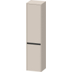 Duravit Ketho.2 Armoire haute 40x36x176cm 2 portes s'ouvrant vers la gauche Panneau de particules Taupe Mat SW771795
