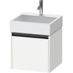 Duravit Ketho 2 meuble sous-lavabo avec 1 tiroir 48.4x46x44cm avec poignée anthracite blanc mat SW771894