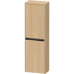 Duravit Ketho.2 Armoire mi-haute 40x24x132cm 2 Portes battantes droites Panneau de particules Chêne naturel Mat SW771932