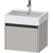 Duravit Ketho 2 meuble sous-lavabo avec 1 tiroir 58.4x46x44cm avec poignée anthracite gris béton mat SW772641