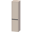 Duravit Ketho.2 Armoire haute 40x36x176cm 2 portes battantes à gauche Panneau de particules Taupe Mat SW772448