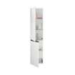 Duravit Ketho.2 Armoire haute 40x36x176cm 2 portes pivotant à gauche Panneau de particules blanc Brillant SW772451