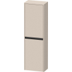 Duravit Ketho.2 Armoire mi-haute 40x24x132cm 2 Portes s'ouvrant vers la gauche Panneau aggloméré Taupe Mat SW772450