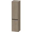 Duravit Ketho.2 Armoire haute 40x36x176cm 2 portes à droite Panneau de particules Chêne (terra) Mat SW772554