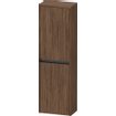 Duravit Ketho.2 Armoire mi-haute 40x24x132cm 2 Portes battantes à droite Panneau de particules Noyer (foncé) Mat SW772459