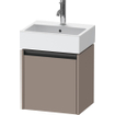 Duravit Ketho 2 meuble sous-lavabo avec 1 porte 43.4x33.8x44cm gauche, avec poignée basalte anthracite mat SW772668