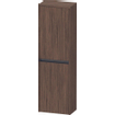 Duravit Ketho.2 Armoire mi-haute 40x24x132cm 2 Portes s'ouvrant vers la gauche Panneau de particules Noyer (foncé) Mat SW772624