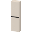 Duravit Ketho.2 Armoire mi-haute 40x24x132cm 2 portes s'ouvrant vers la droite Panneaux de particules Taupe Mat SW772620