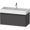 Duravit Ketho 2 meuble sous-lavabo avec 1 tiroir 98.4x46x44cm avec poignée graphite anthracite mat SW772430