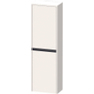 Duravit Ketho.2 Armoire demi-hauteur 40x24x132cm 2 Portes ouvrant à droite Panneau de particules blanc super mat SW771851