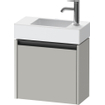 Duravit Ketho 2 meuble sous-lavabo avec 1 porte 48,4x23,8x44cm droite, avec poignée gris béton anthracite mat SW771872