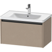 Duravit Ketho 2 meuble sous-lavabo avec 1 tiroir 78.4x45.5x44cm avec poignée anthracite Lin mat SW772386