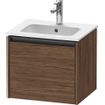 Duravit Ketho.2 meuble sous-lavabo 51x42x44cm adapté pour 1 vasque Panneau de particules Noyer (foncé) Mat SW772697