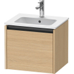 Duravit Ketho.2 meuble sous-lavabo 51x42x44cm adapté pour 1 lavabo Panneau de particules Chêne naturel Mat SW772773