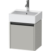 Duravit Ketho 2 meuble sous-lavabo avec 1 porte 43.4x33.8x44cm gauche, avec poignée gris béton anthracite mat SW772652