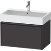 Duravit Ketho 2 meuble sous-lavabo avec 1 tiroir 78.4x46x44cm avec poignée graphite anthracite supermat SW772962